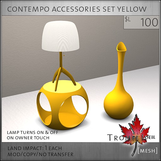 Trompe Loeil - Contempo Accessories Set Green [mesh]