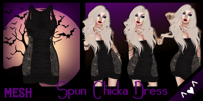 ^V^DRBC^V^ Spun Chicka Dress