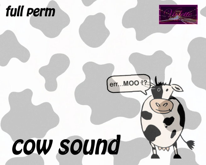 moo cow / kuh  sound   BOX