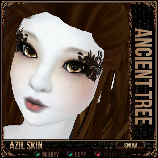 =^.^= Curious Kitties - Azil Snow Skin - Ancient Tree