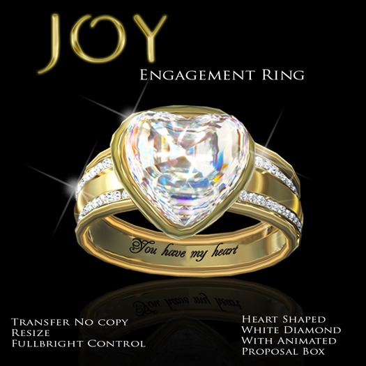 Exquisite Joy Engagement Ring Gold