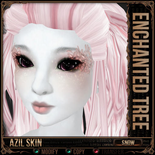 =^.^= Curious Kitties - Azil Snow Skin - Enchanted Tree