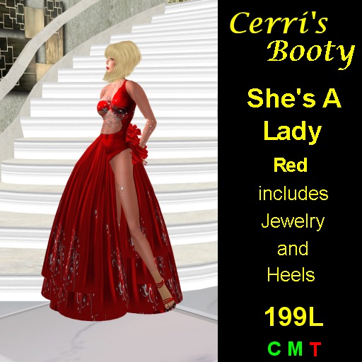 She's a Lady in red PRICE REDUCED!