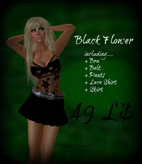 Black Flower (R)