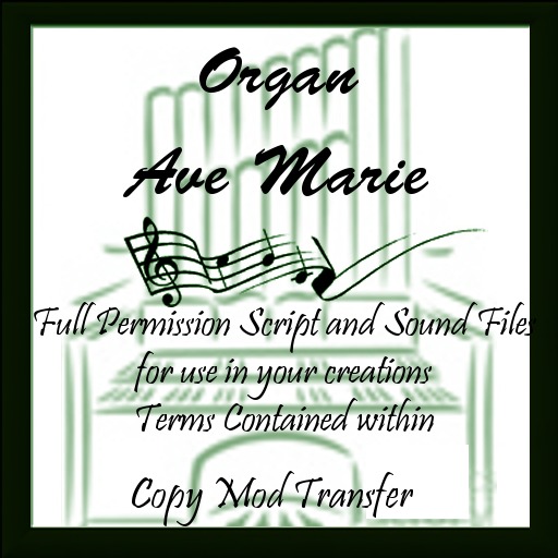 *SIO* Organ-Bach Ave Maria
