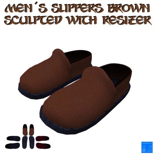Men Slippers Red box