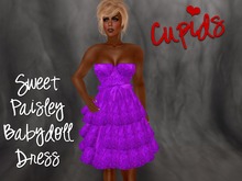 Paisley Babydoll Purple