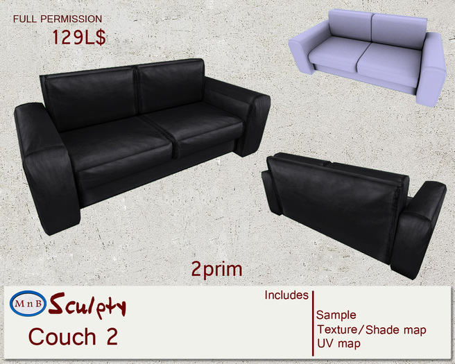 *~M`n B~* Couch 2 (box)