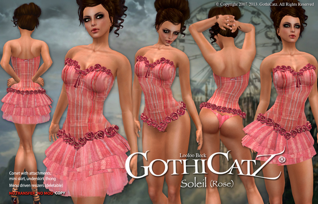>>GothiCatz<< Soleil (Rose)