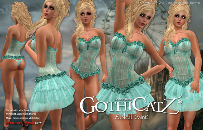 >>GothiCatz<< Soleil (Mint)