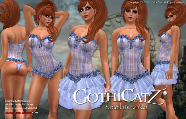 >>GothiCatz<< Soleil (Periwinkle)