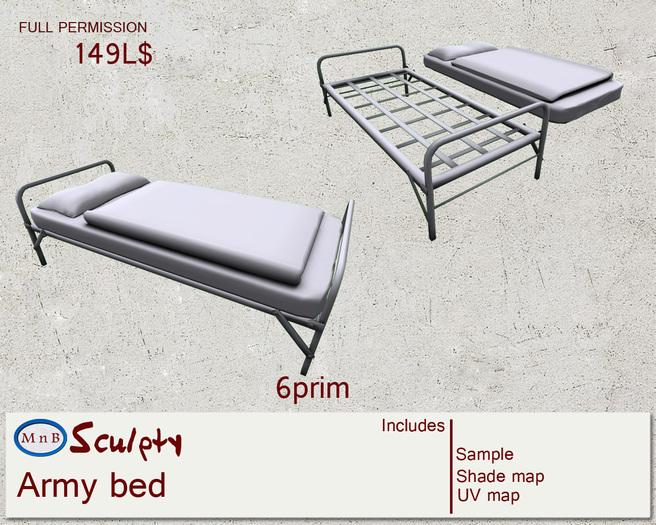 *~M`n B~* Army Bed