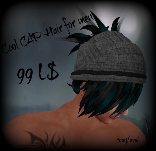 Cool CAP Hair for men green