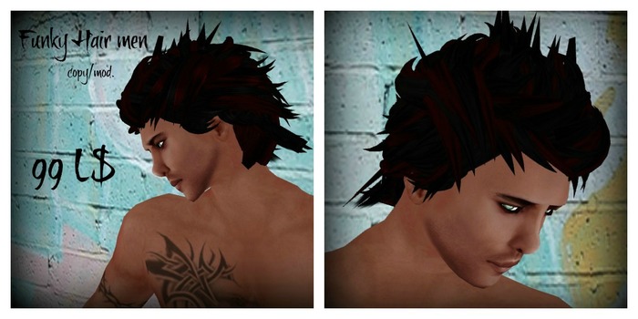 Funky Hair Men