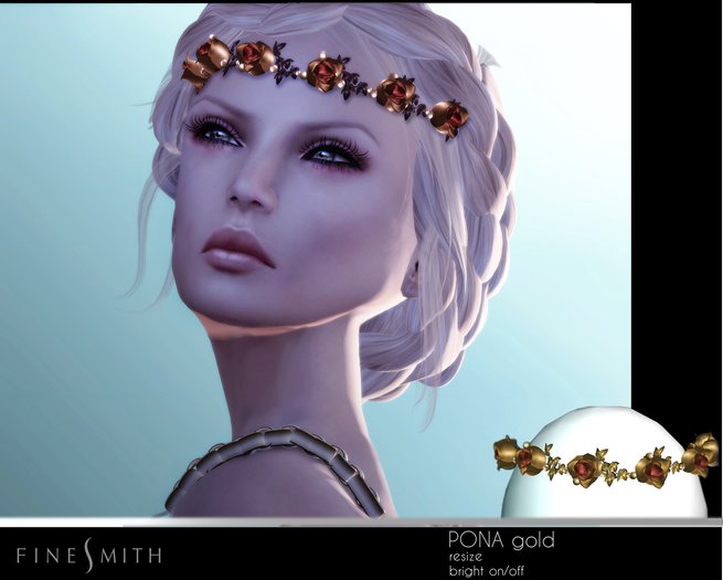 FINESMITH PONA tiara gold
