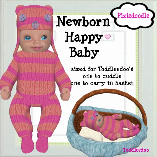 Pixiedoodle~Newborn Happy Baby