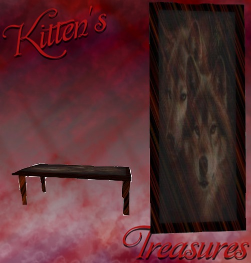 tiger wood wolf  table