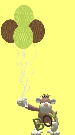 Baby Shower Boy Monkey