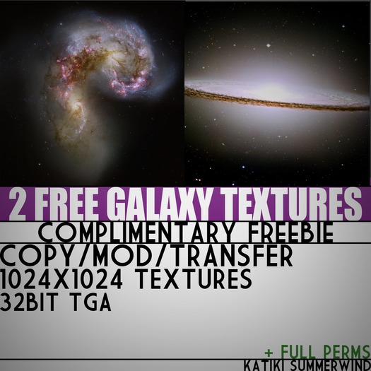 Space Galaxy Textures - FREEBIE!