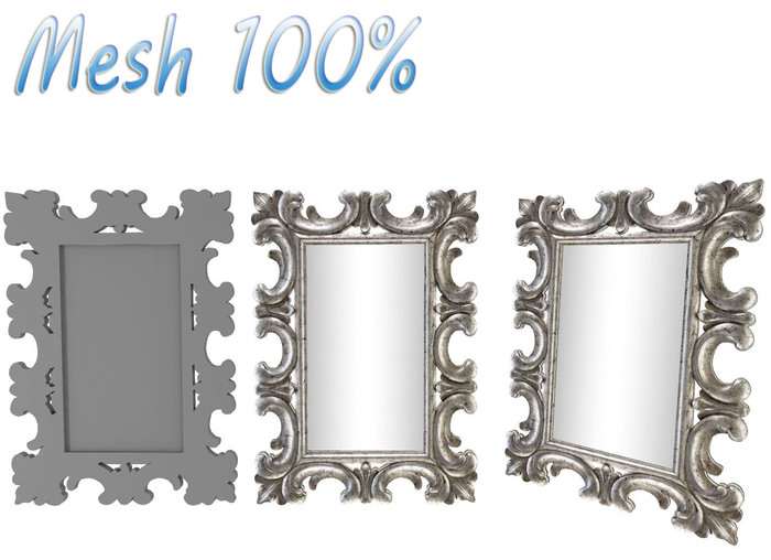 T-3D Creations [Baroque Mirror No.4] MESH - Full Perm