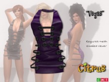 *Citrus* Vegas Buckled Dress- Night