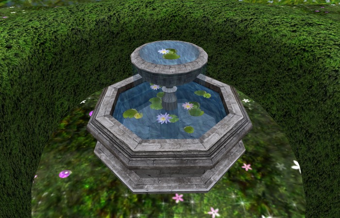 {Peachy} Fountain Hedge 