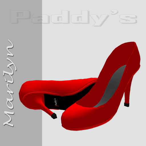 Paddy's Classic High Heel - Marilyn Red (sculptie)