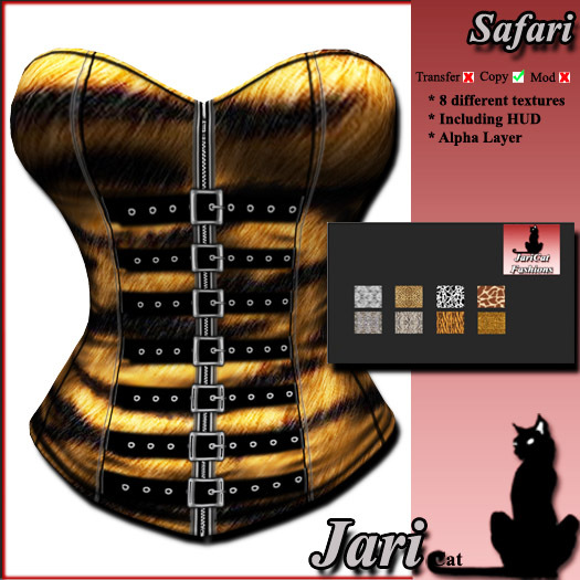 JariCat Safari Corset MESH
