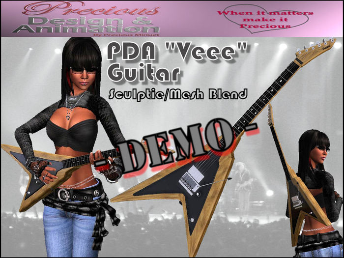 PDA Veee Electric Pro Guitar - DEMO