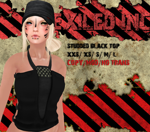 [Exiled Inc.] Top Black mesh