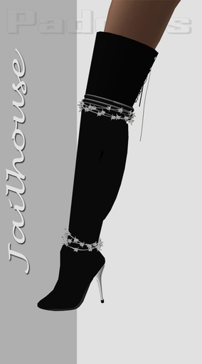 Paddy's Jailhouse Overknee Boots