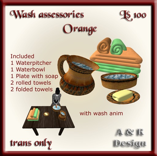 Wash assessories blue (box)