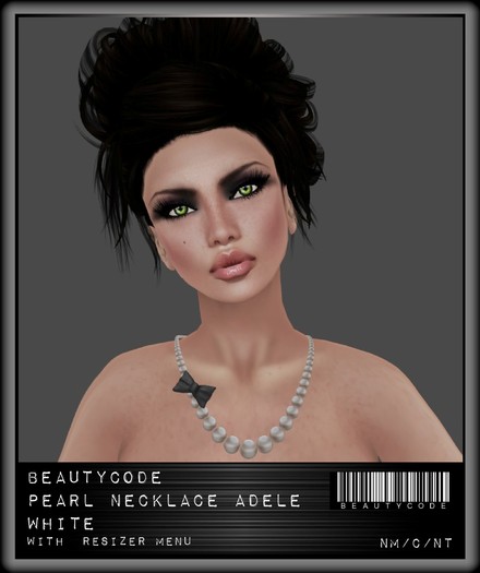 .::BeautyCode::. Pearl Necklace Adele white