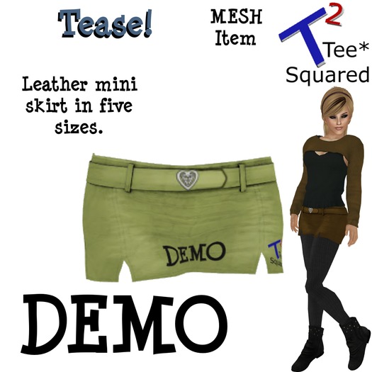 T*2: Tease Mini Skirt: DEMO