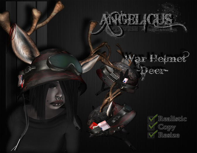 ::Angelicus Collection:: War helmet DEER