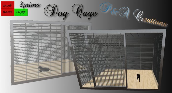 **P&A Creations Dog Cage**