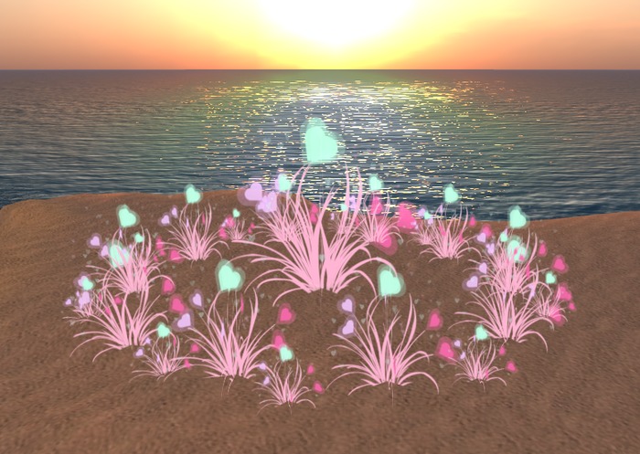 {Peachy} Heart Flower - round2  
