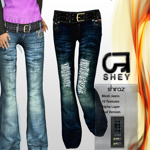 SHEY - Shiraz Mesh Jeans