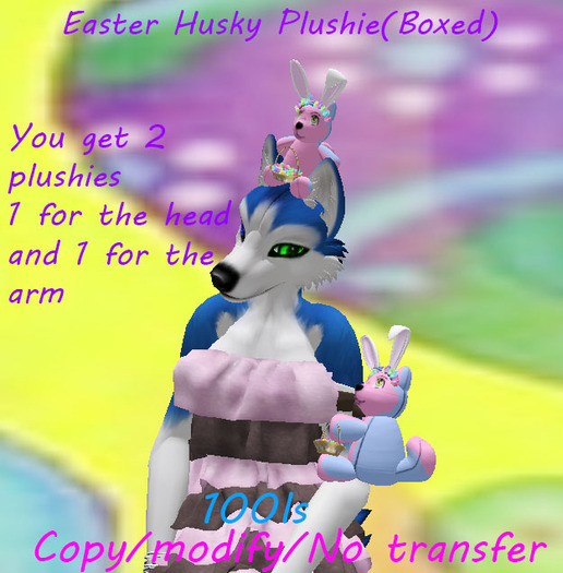 Easter Husky Plushie(Boxed)