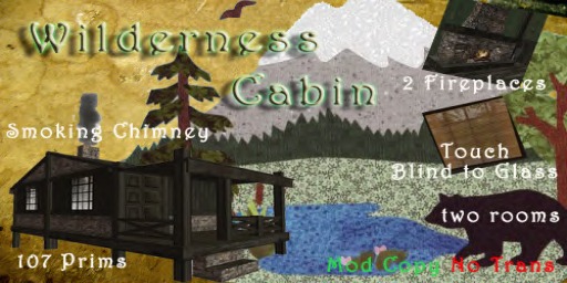 Wilderness Cabin by xing