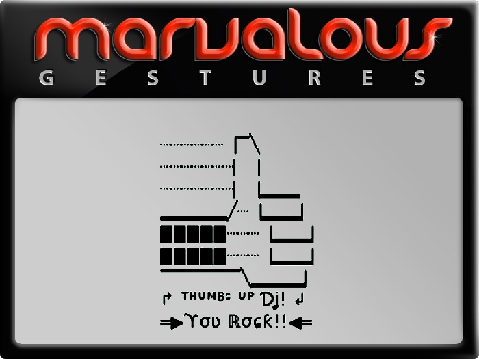 THUMBS UP DJ! GESTURE