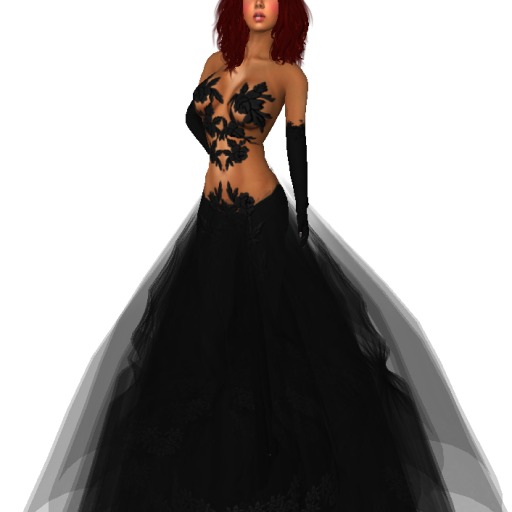 Second Life Marketplace - B&M Black Dahlia Dress