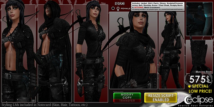 ED - Dire - Woodland (Female)