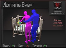 Kids Prim Baby  *Parents Admiring Baby* Transferable Poseballs