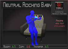 Kids Prim Baby  *Neutral Rocking Baby* Transferable Poseball