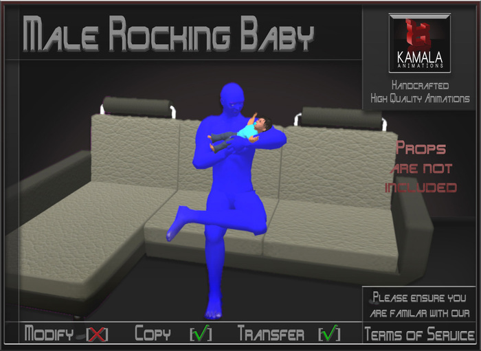 Kids Prim Baby *Male Rocking Baby* Animations for Builders