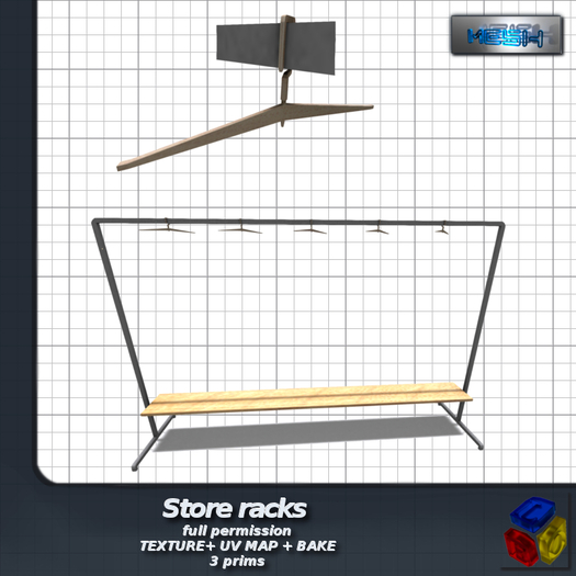 -LEO- Store racks [MESH]