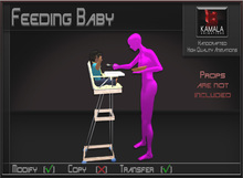 Kids Prim Baby  *Feeding Baby* Transferable Poseball