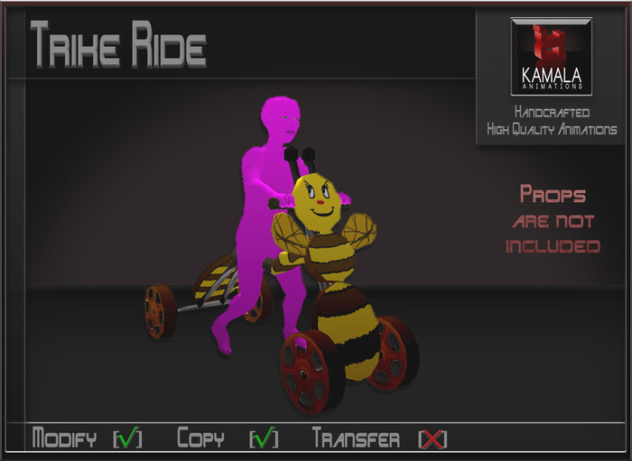 Kids Child SL  *Trike Ride* Copyable Poseball