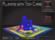Kids Child SL  *Playing with Toy Cars* Copyable Poseball